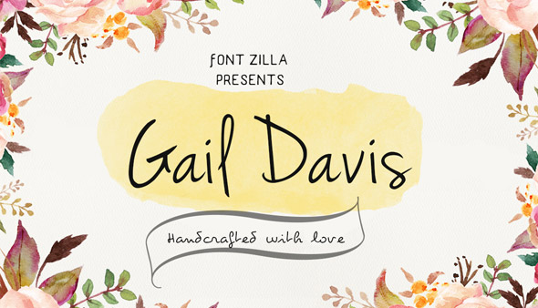 Gail-Davis font chu thiet ke website dep