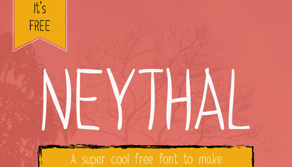 Neythal font chu thiet ke website dep