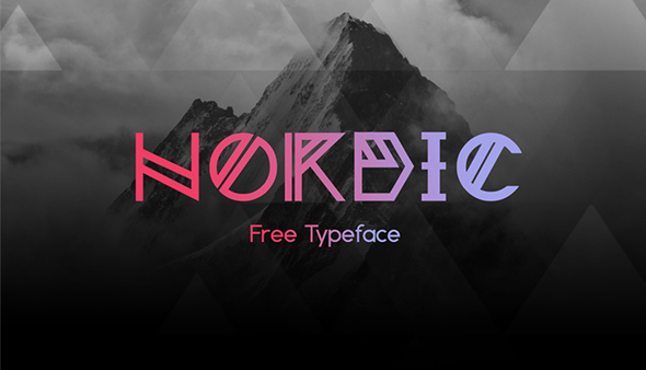 Nordic font chu thiet ke website dep