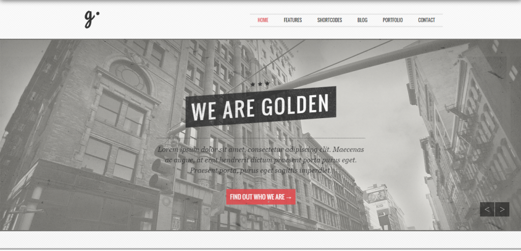 golden thiet ke web vintage retro