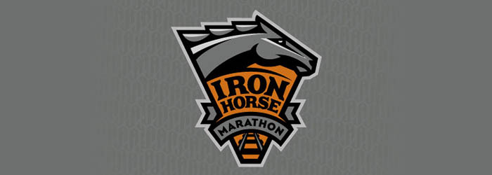 IronHorseMarathon thiet ke logo illutration dep