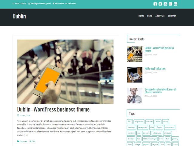 dublin thiet ke website Wordpress mien phi