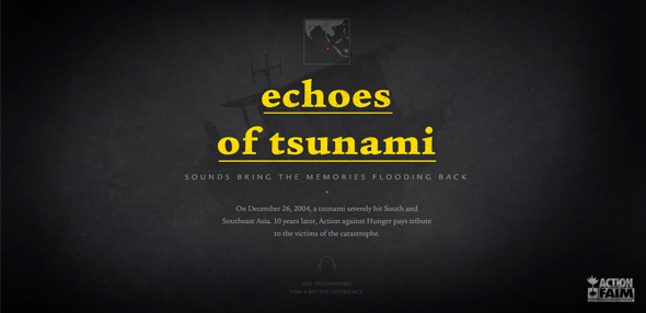 Echoes-of-tsunami thiet ke website tuong tac