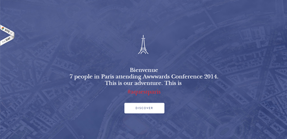 Four-days-in-Paris thiet ke website tuong tac