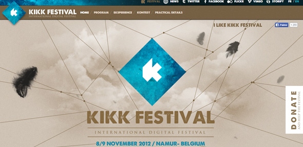 KIKK-Festival thiet ke website tuong tac