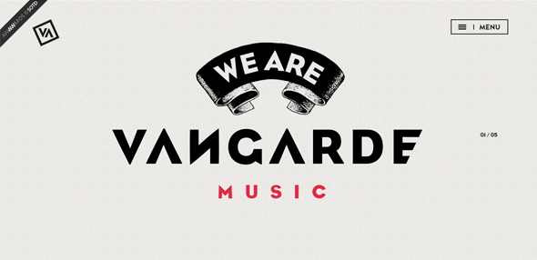 Vangarde-Music thiet ke website tuong tac