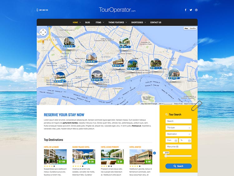 Tour Operator - Best WordPress Tourism Themes