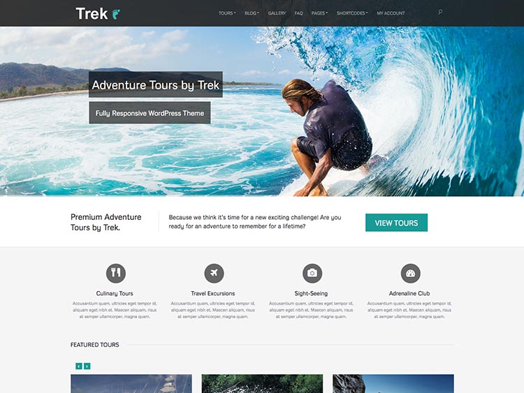 Trek thiet ke website du lich dep