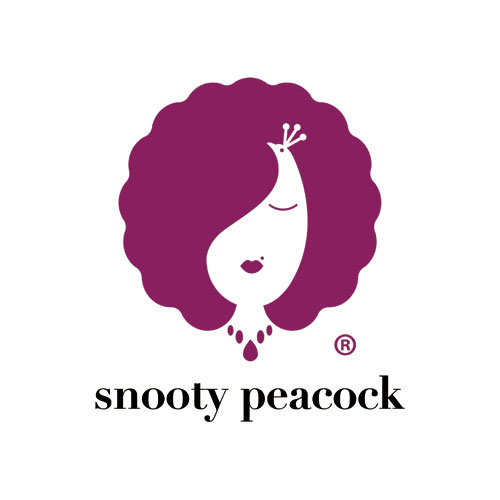 37. snooty peacock thiet ke logo dep