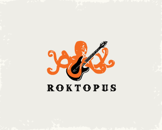 8. roktopus thiet ke logo dep