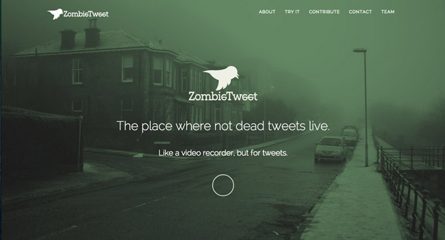 zombietweet thiet ke website dep