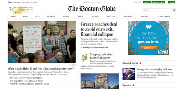 Boston-Globe d-rop down menu trong thiet ke web