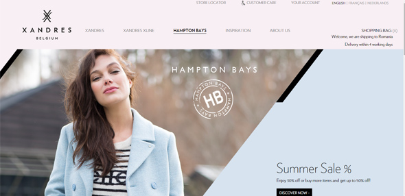 Hampton-Bays d-rop down menu trong thiet ke web