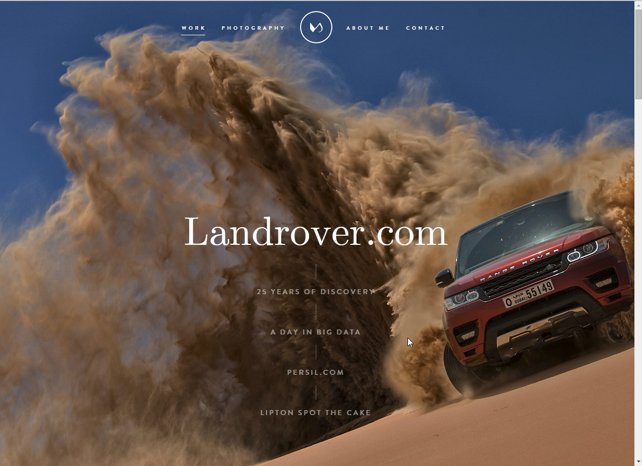 landrover thiet ke web dep