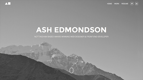 Ash Edmondson thiet ke website dep