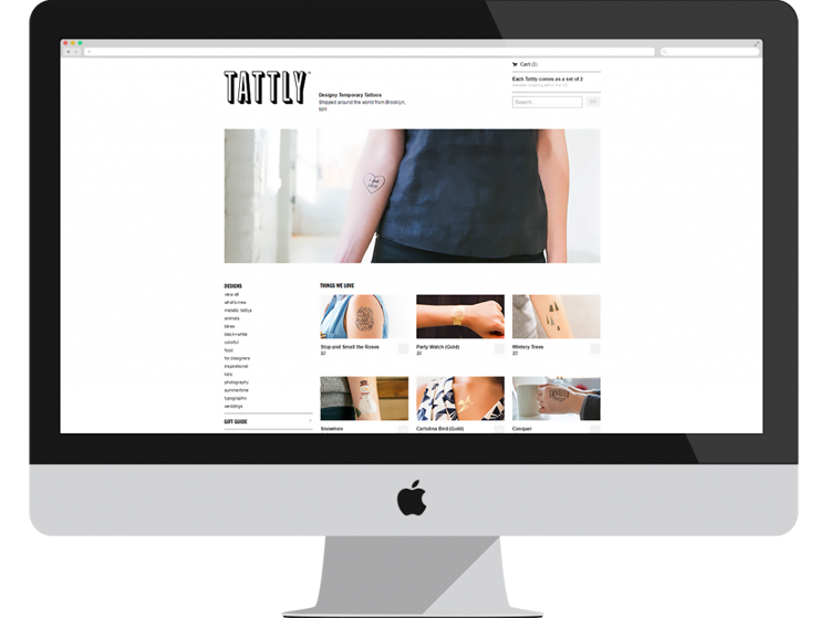 tattly thiet ke website ban hang