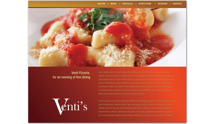 italian restaurant wb thiet ke website nha hang