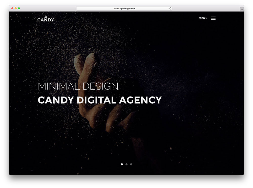 candy thiet ke website wordpress