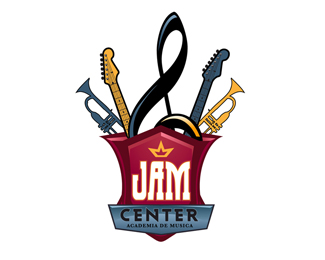 JAM CENTER 2 thiet ke logo nghe thuat