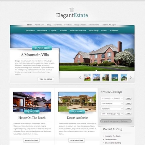 elegant estate3 thiet ke website bat dong san