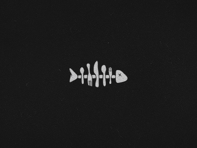 Fish Food v2 thiet ke logo nha hang