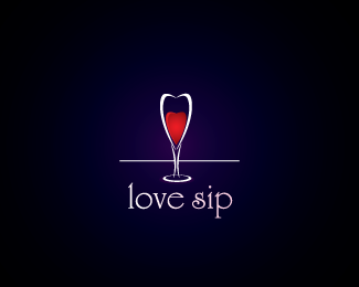 love sip thiet ke logo nha hang