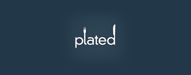 plated logo design thiet ke logo nha hang