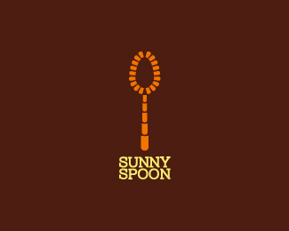 sunnyspoon thiet ke logo nha hang