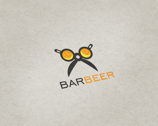 BARBEER thiet ke logo dep