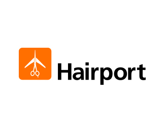 Hairport thiet ke logo dep