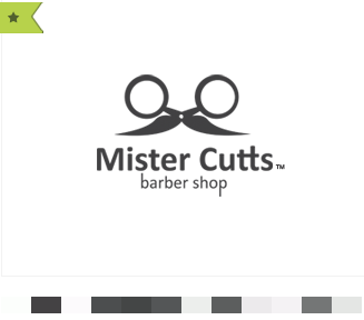 Mister Cutts thiet ke logo dep