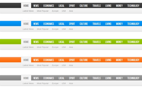 Menu cho thiet ke web responsive