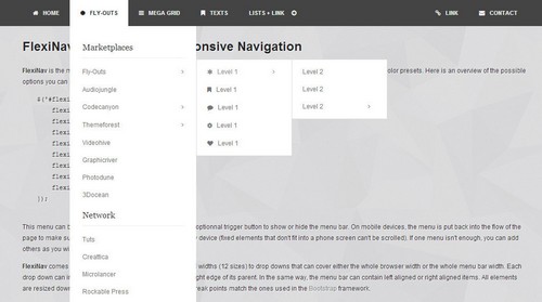 FlexiNav Flexible and Responsive Menu trong thiet ke web chuyen nghiep