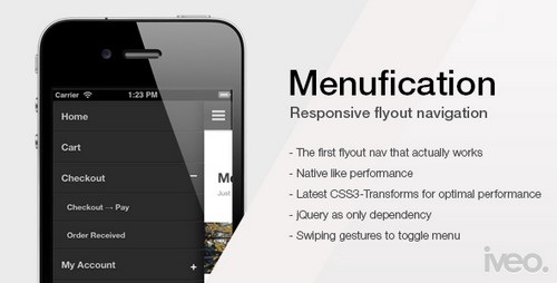 Menufication Responsive Fly OutMenu cho thiet ke web responsive