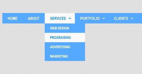 Menu cho thiet ke web responsive