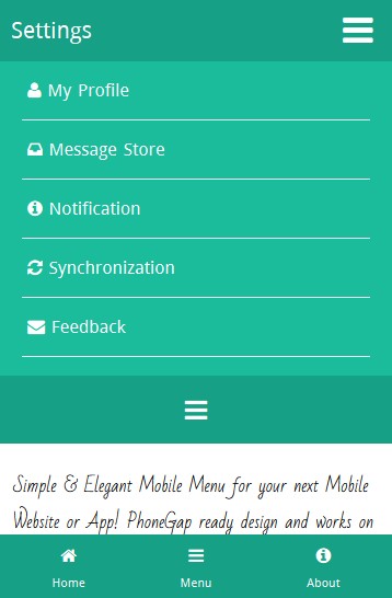 Stance Mobile Navigation Menu trong thiet ke web chuyen nghiep