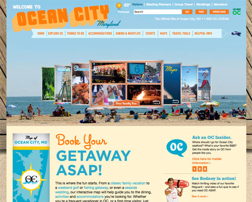 oceancity thiet ke web du lich