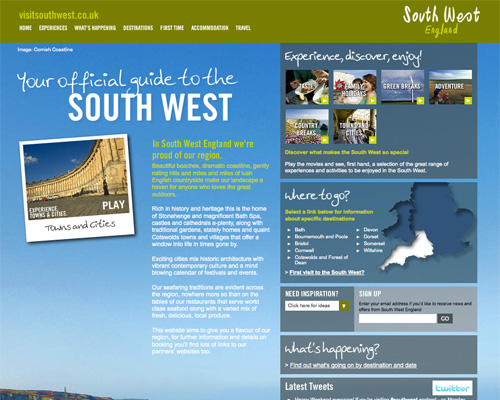 southwestengland thiet ke web du lich