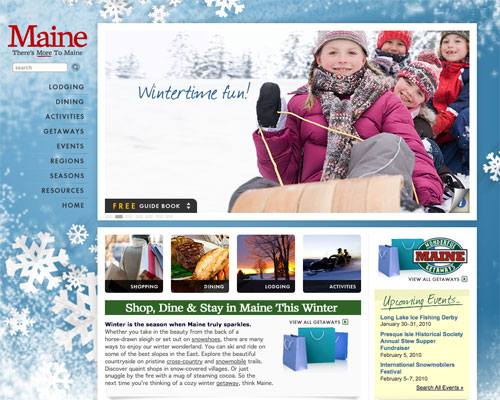 visitmaine thiet ke web du lich