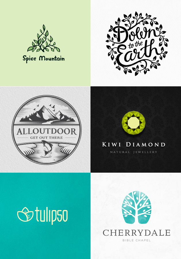 Nature-Logos thiet ke logo