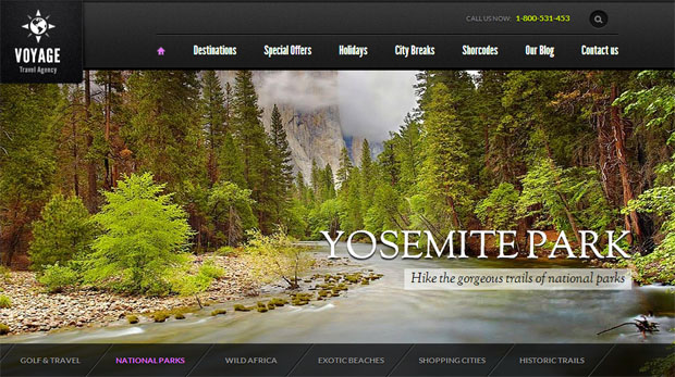 voyage tourism wordpress responsive theme thiet ke web du lich