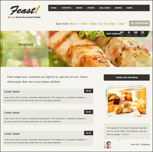 feast thumb thiet ke web nha hang