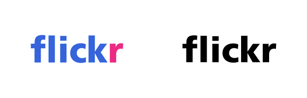 Thiet ke logo dep flickr