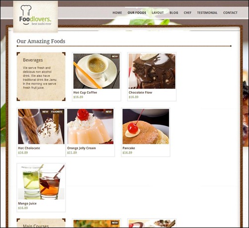 foodlovers thumb thiet ke web nha hang