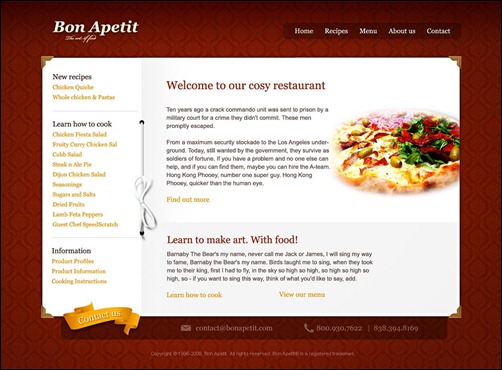 bon apetit thumb thiet ke web nha hang