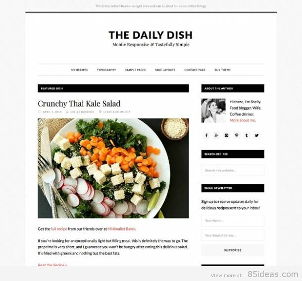 daily-dish-genesis-Thiet ke website cua hang cafe