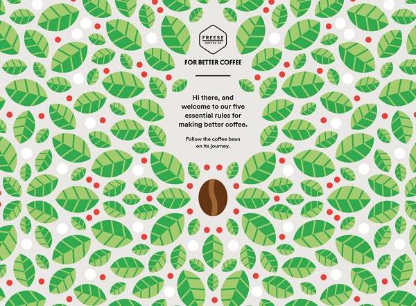 Thiết kế website đơn trang: Bí mật nào làm nên thành công? Coffee Website Thiet ke website don trang