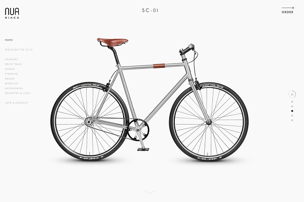 Thiết kế website đơn trang: Bí mật nào làm nên thành công? Bike Store Thiet ke website don trang