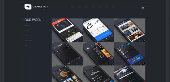 CreativeDash-Design-Studio thiet ke website portfolio chuyen nghiep