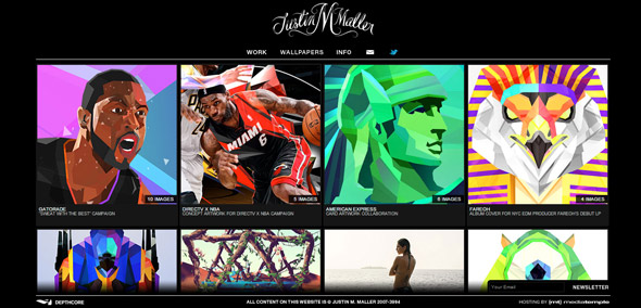 Justin-Maller thiet ke website portfolio chuyen nghiep